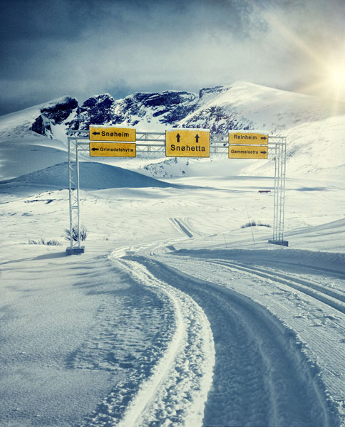 Photograph Jens Edgar Haugen The Winter Road on One Eyeland